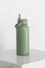 *LIMITED EDITION* Flynn 1L Water Bottle - Sage Green - Suni and Sol - The Self Styler