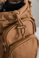 Noah Water Bottle Bag - Tan - Suni and Sol - The Self Styler