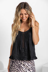 April Cami Top - Black - The Self Styler