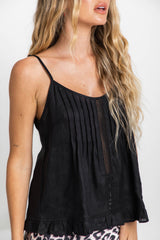 April Cami Top - Black - The Self Styler