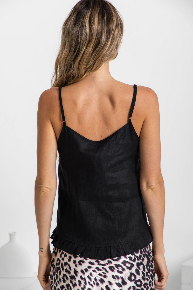 April Cami Top - Black - The Self Styler