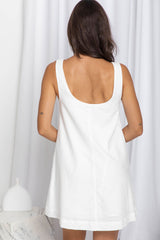 Korah Dress - White - The Self Styler