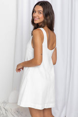 Korah Dress - White - The Self Styler