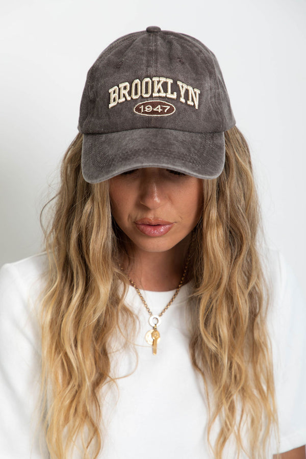 Brooklyn Cap - Choc Wash - The Self Styler