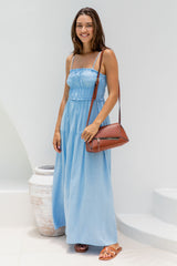 Faye Maxi Dress - Blue - The Self Styler