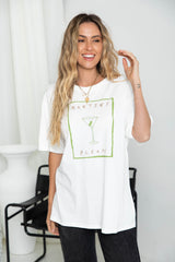 Martini Relaxed-Fit Tee - White - The Self Styler