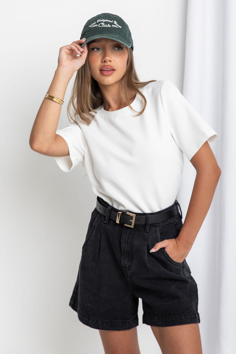 Lakey Relaxed-Fit Top - White - The Self Styler