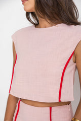 Caymen Top - Pink - The Self Styler