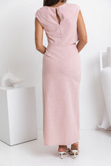 Eve Maxi Skirt - Pink - The Self Styler