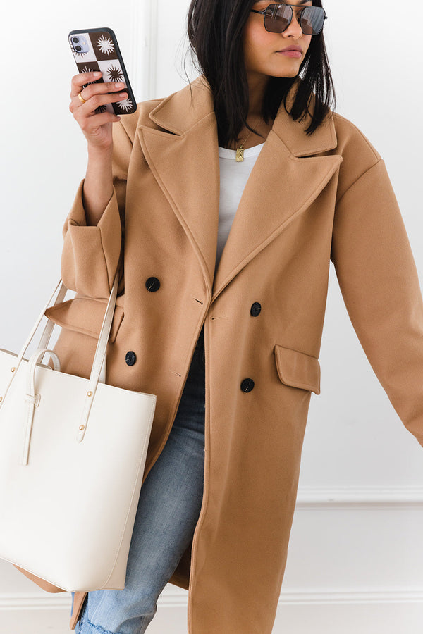 Octavia Coat - Camel - The Self Styler