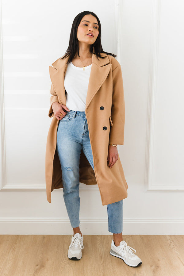 Octavia Coat - Camel - The Self Styler